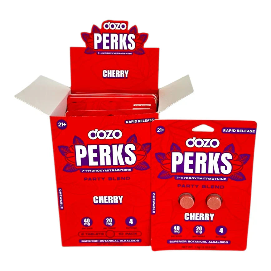 DOZO PERKS 7-Hydroxymitragynine (2ct) - 40mg each pack