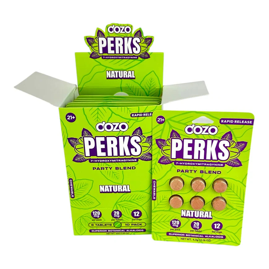 DOZO PERKS + 6 ct + 7-HYDROXYMITRAGYNINE