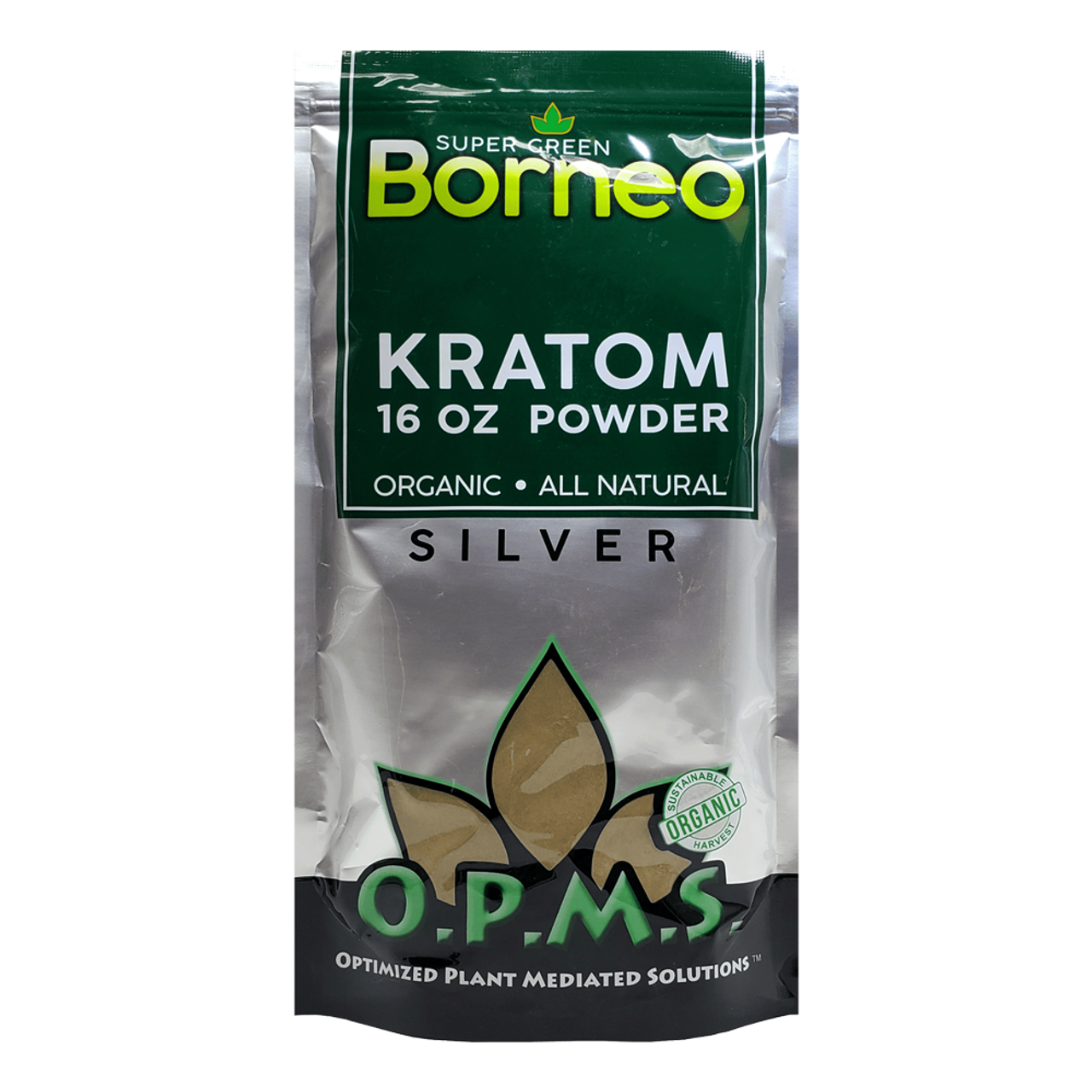 OPMS Kratom Super Green Borneo Powder