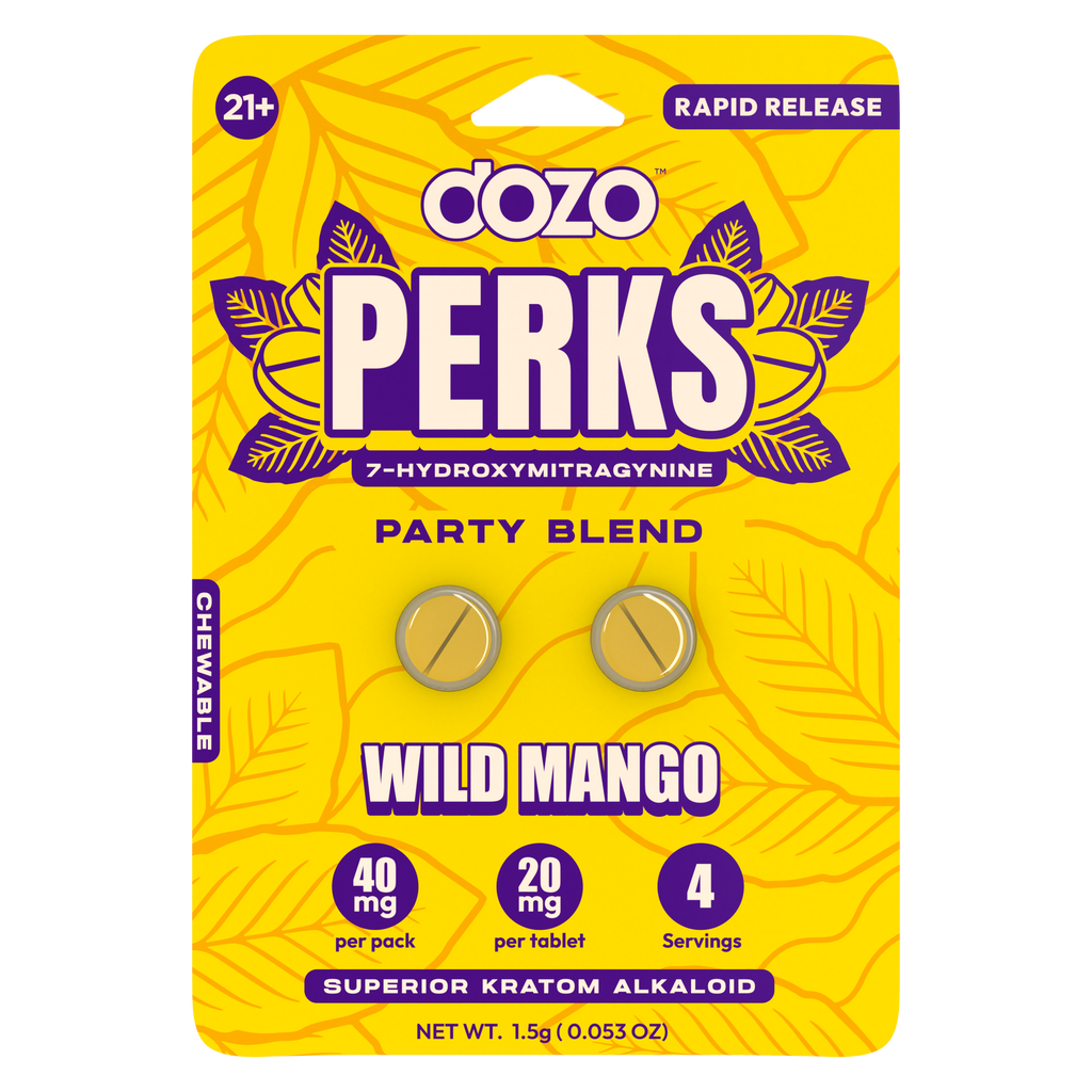 DOZO PERKS 7-Hydroxymitragynine (2ct) - 40mg each pack